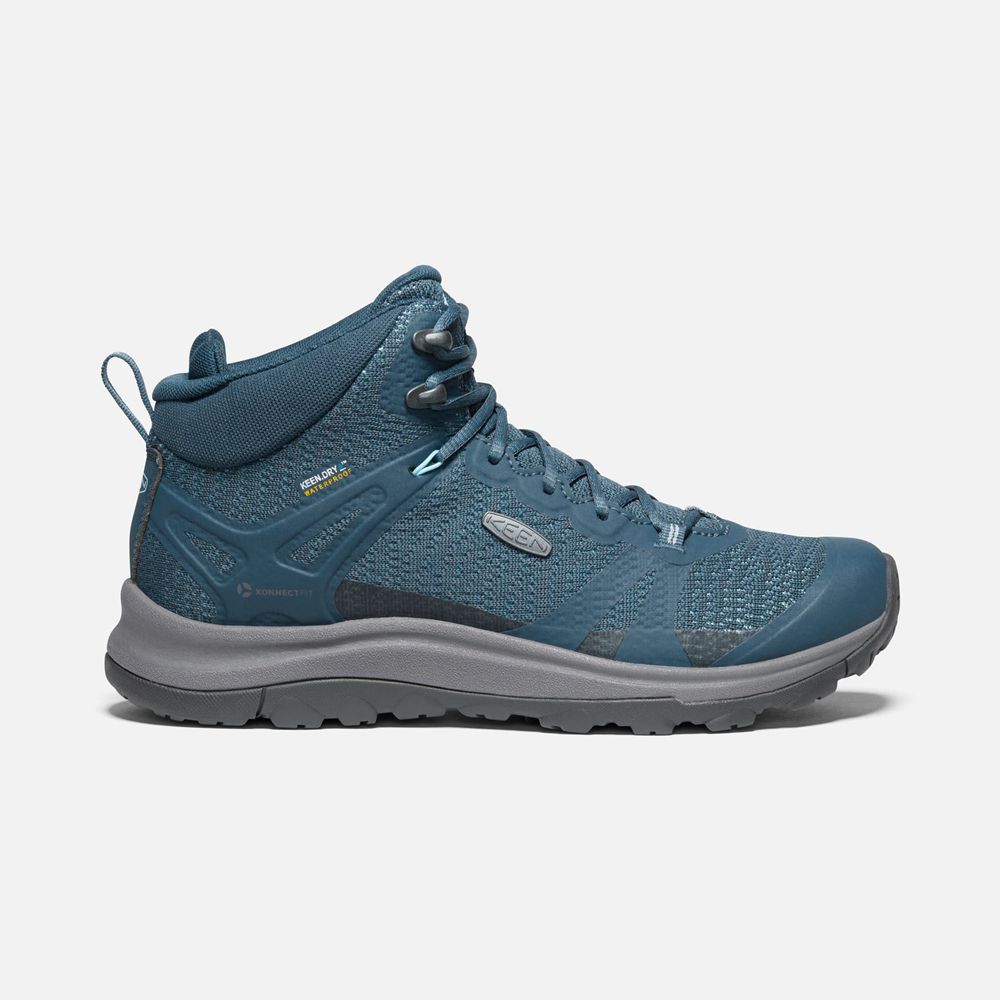 Keen Laarzen Dames Blauw - Terradora Ii Waterproof - 89730-KHBT